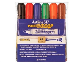 Artline 517 Whiteboard Marker EK-517/6W 96