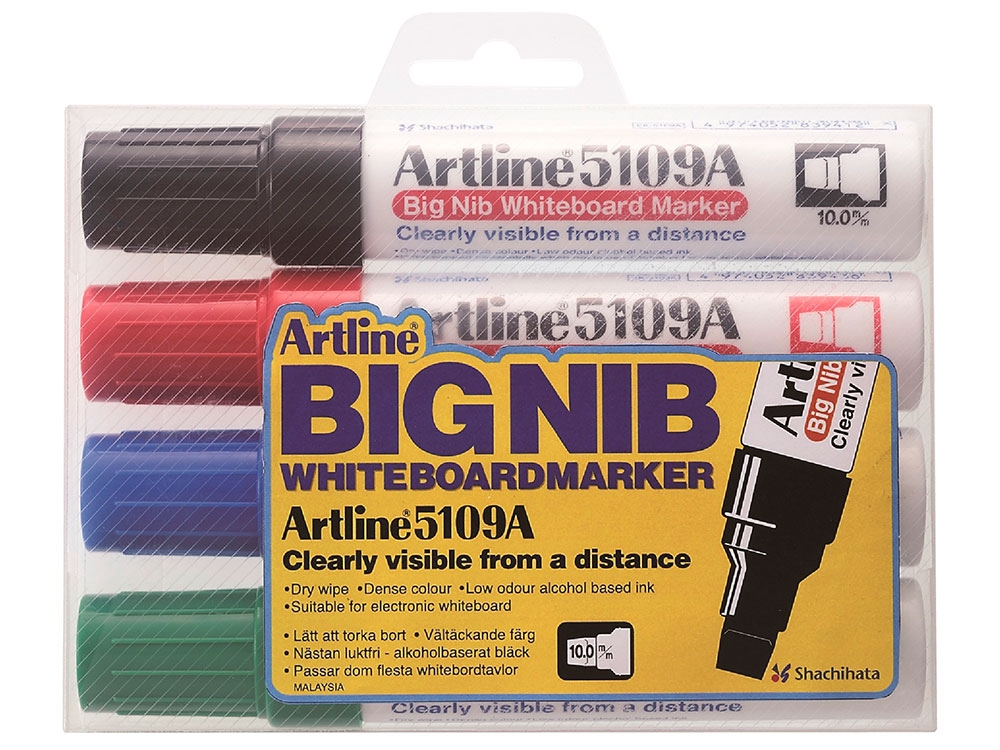 Artline 5109A Big Whiteboard Marker EK5109A/4W