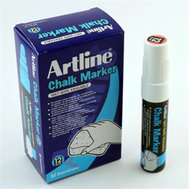 Artline Glassboard Marker EPW-12 WHITE