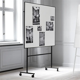 Lintex One Sort Ramme Mobil Whiteboardtavle 91027S