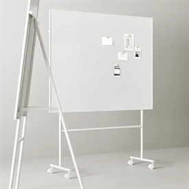 Lintex One Hvid Ramme Dobbeltsidet Mobil Whiteboardtavle 91044V