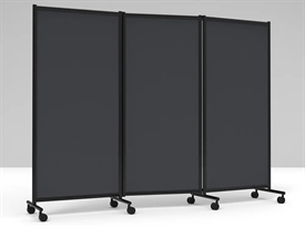 Lintex One Screen 2-Sidet Skærmvæg på Hjul 95503S-DG