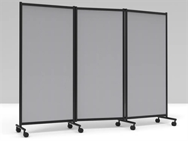 Lintex One Screen 2-Sidet Skærmvæg på Hjul 95503S-G