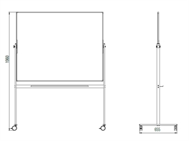 Lintex Mobil Whiteboard Svingtavle