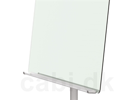 NOBO Diamond Flip-Over Glastavle 100 x 70 cm Hvid