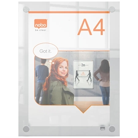 Nobo Akryl skilt Premium Plus t/montering A4