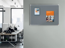 NOBO Premium Plus ECO Opslagstavle Grå Filt