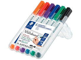 Staedtler Lumocolor Compact Whiteboard Marker 341 WP6