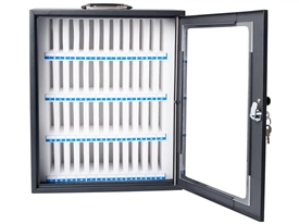 Mobilskab og Mobilhotel til 48 mobiltelefoner